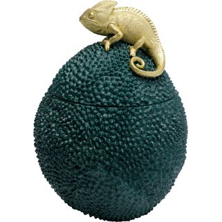 Wymiary: - szerokość: 25 cm - głębokość: 25 cm - wysokość: 34 cm   Waga: 2 kg   Materiał: polirezyna   Kolor: zielony/złoty