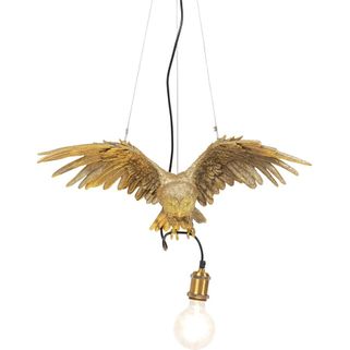 Lampy wiszące są idealnym rozwiązaniem do oświetlania pomieszczeń światłem pośrednim. Dzięki wyjątkowemu, kreatywnemu wzornictwu ta złota lampa...