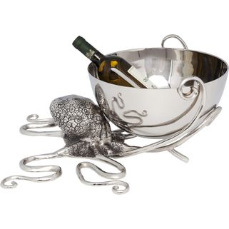 Wymiary: - szerokość: 45,8 cm - głębokość: 44,5 cm - wysokość: 25,5 cm - pojemność: 7,2 l   Waga: 2,86 kg   Materiał: aluminium niklowane   Kolor:...