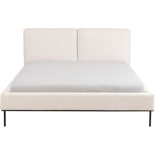 Minimalistyczna elegancja wkroczy do Twojej sypialni dzięki temu pięknemu łóżku z wezgłowiem. Czysty design i neutralny kolor wpływają na spokojną...
