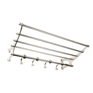Piękny oraz luksusowy wieszak, który urzeka detalami. Został wykonany z odlewu aluminium, jest masywny i stabilny. Powierzchnia jest niklowana, dając...