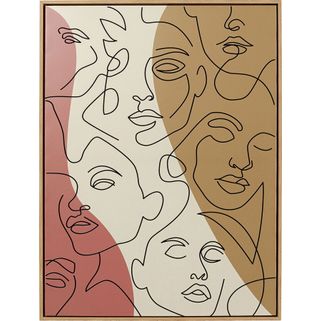 Oprawiony obraz Faccia Arte Tri Colore to prawdziwe dzieło sztuki i dekoracyjny akcent w każdym pomieszczeniu mieszkalnym. Wysokiej jakości wydruk obrazu na...