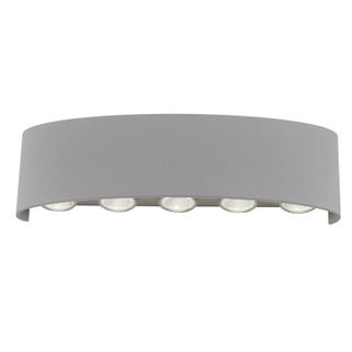 Kinkiet CARLO 9489-21 - srebrny   Wymiary: - szerokość: 27 cm - głębokość: 4,7 cm - wysokość: 8 cm   Materiał: - aluminium - plastik   Kolor:...