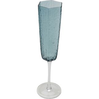 Wymiary: - szerokość: 7 cm - głębokość: 7 cm - wysokość: 27 cm - pojemność: 250 ml   Waga: 0,18 kg   Materiał: szkło    Kolor: niebieski  ...
