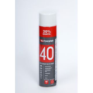 FIXGRIP 40 aerosol 600 ML PROFESJONALNY KLEJ W SPRAYU FIXGRIP 40 to wysokowydajny, wielofunkcyjny klej w sprayu o wyjątkowej jakości. Ten specjalnie...