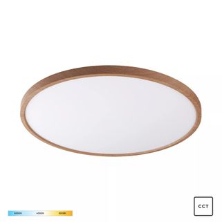 Lampa sufitowa CAMI WM-BP1108-L-W - drewniany    Wymiary: - szerokość: 60 cm - głębokość: 60 cm - wysokość: 3 cm   Materiał: plastik   Kolor:...