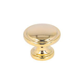 Gałka 2786 - złoty połysk / fi 30 mm    Wymiary: - szerokość gałki: fi 30 mm - wysokość: 40 mm    Materiał: metal    Kolor pokrycia: złoty...