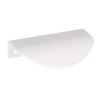 Uchwyt Z245 - biały półmat / rozstaw 64 mm    Wymiary: - długość: 80 mm - szerokość: 46 mm - wysokość: 20 mm - rozstaw otworów: 64 mm   ...