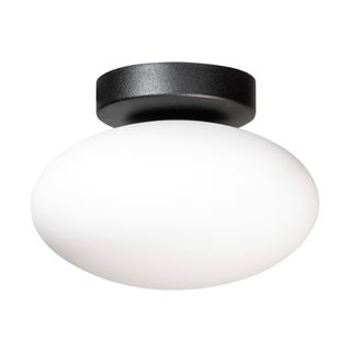 Lampa sufitowa OMI 1186 - czarny     Wymiary: - szerokość: 18 cm - głębokość: 18 cm - wysokość: 14 cm   Materiał: - metal - szkło   Kolor: czarny...