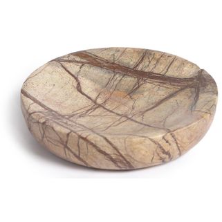 Wymiary: - średnica: 10 cm - wysokość: 2,5 cm   Materiał: - marmur  
