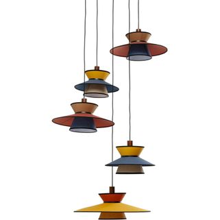 Lampa wisząca RIVA 87 - multikolor    Dzięki swojemu retro wyglądowi ta lampa wisząca będzie prawdziwym punktem centralnym w każdym pomieszczeniu....