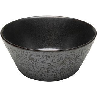 Miska COSMOS 490 ml - czarny Wymiary: - średnica: 14,8 cm - wysokość: 6,3 cm - pojemność: 490 ml Materiał: kamionka szkliwiona Informacje dodatkowe: -...