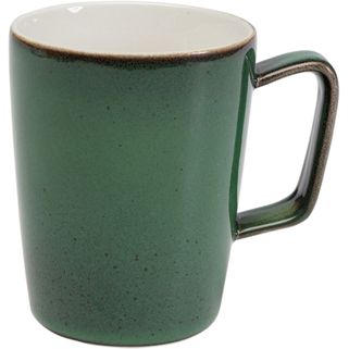 Kubek porcelanowy COLORINO 350 ml - biały/zielony   Wymiary: - szerokość: 10 cm - głębokość: 8 cm - wysokość: 11 cm   Pojemność: 350 ml   Waga:...