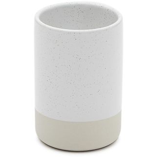Wymiary: - szerokość: 7,2 cm - głębokość: 7,2 cm - wysokość: 10,6 cm Materiał: ceramika gresowa