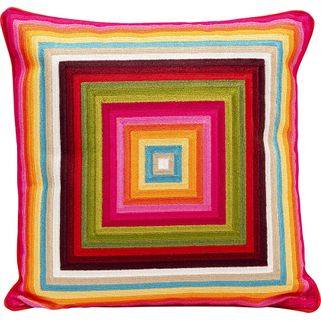 Poduszka dekoracyjna ARTISTIC SQUARE 50x50 cm - wielokolorowy Wymiary: - szerokość: 50 cm - głębokość: 15 cm - wysokość: 50 cm   Materiał: tkanina...