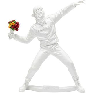 Figurka dekoracyjna STREET ART BOUQUET 27 - biały Wymiary: - szerokość: 24 cm - głębokość: 7 cm - wysokość: 24 cm Materiał: polirezyna Informacje...