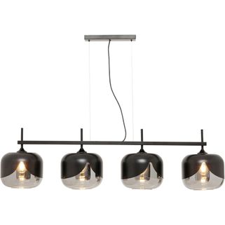Lampa wisząca SMOKE GOBLET QUATTRO - czarny Wymiary: - szerokość: 129 cm - głębokość: 25 cm - wysokość: 143 cm - długość kabla: 150 cm  ...