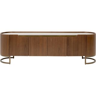 Szafka niska 2-drzwiowa GIORGIO 2 szuflady - orzech Wymiary: - szerokość: 180 cm - głębokość: 42 cm - wysokość: 55 cm   Materiał: - korpus / front /...