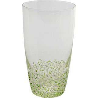Szklanka CONFETTI 455 ml - zielony Wymiary: - średnica: 8,5 cm - wysokość: 14,8 cm - pojemność: 455 ml Materiał: szkło barwione Informacje dodatkowe: -...