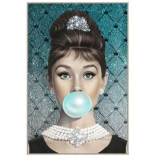Obraz w ramie MUSE BUBBLE DIVA 80x120 Wymiary: - szerokość: 80 cm - głębokość: 4 cm - wysokość: 120 cm Materiał:  - płótno: papier artystyczny -...