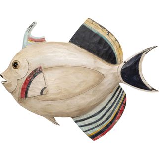 Dekoracja wisząca FISHY 27 cm - wielokolorowy Wymiary: - szerokość: 34,5 cm - głębokość: 4 cm - wysokość: 26,5 cm Materiał: polirezyna Informacje...