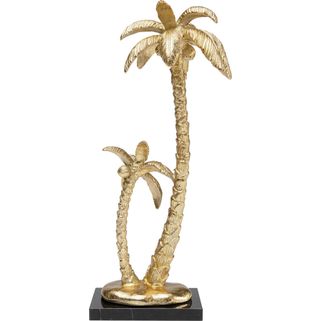 Dekoracja stojąca PALM TREE 4 1cm - złoty Wymiary: - szerokość: 17 cm - głębokość: 14 cm - wysokość: 41,5 cm Materiał: - polirezyna - marmur...