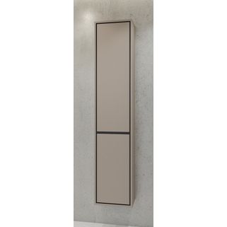 Wymiary: - szerokość: 35 cm - głębokość: 30 cm - wysokość: 172 cm   Materiał: - front: płyta MDF 16 mm - korpus: płyta meblowa 15 mm, congo laminat...
