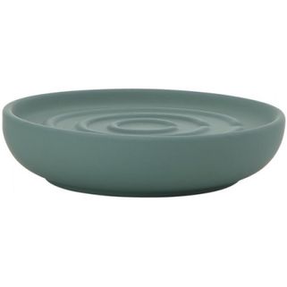 Wymiary: - średnica: 11 cm - wysokość: 3 cm Materiał: porcelana Kolor: niebieski