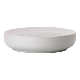 Wymiary: - średnica: 12 cm - wysokość: 3 cm Materiał: kamionka Kolor: szary