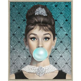 Obraz w ramie MUSE BUBBLE DIVA 40x50 Wymiary: - szerokość: 40 cm - głębokość: 4 cm - wysokość: 50 cm Materiał:  - papier artystyczny - front: szkło...