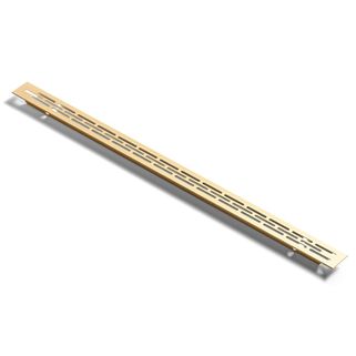 Kratka wentylacyjna mini 23 x 375 mm - złoty mat   Dodaj elegancji i funkcjonalności swoim meblom dzięki kratce wentylacyjnej w kolorze złoty mat. Ten...