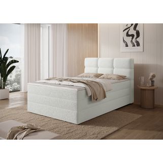 Łóżko kontynentalne Kasped to nowoczesny i funkcjonalny wybór do każdej sypialni, dostępny w dwóch rozmiarach: 215x121x108 cm oraz 215x141x108 cm, co...