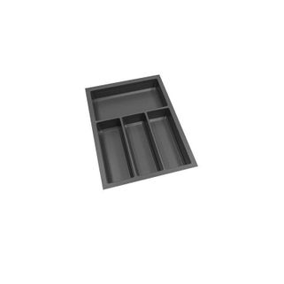 Wymiary: - szerokość: 340 mm - głębokość: 490 mm - wysokość: 55 mm Materiał: tworzywo sztuczne; matowe, delikatnie ziarniste Kolor: antracyt Sposób...