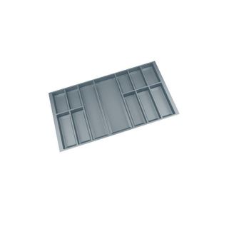 Wymiary: - szerokość: 816 mm - głębokość: 474 mm - wysokość: 53 mm - grubość: 2 mm - komora mniejsza: 170 x 93 mm (góra komory) / 140 x 43 mm (dno...