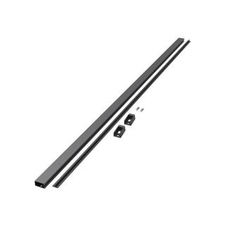 Zestaw zawiera: - 1 drążek - 1 profil ślizgowy - 1 komplet mocowań wraz z śrubami Wymiary: - długość: 1219 mm- szerokość: 15 mm- wysokość: 30 mm...