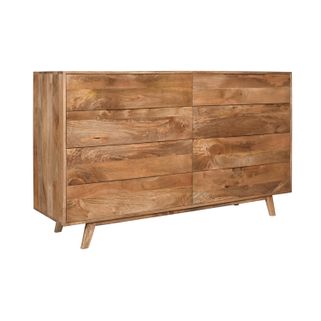 Wymiary: - szerokość: 163 cm - głębokość: 45 cm - wysokość: 97 cm   Materiał: drewno mango   Kolor: mango caramel   Montaż: nogi do przykręcenia...