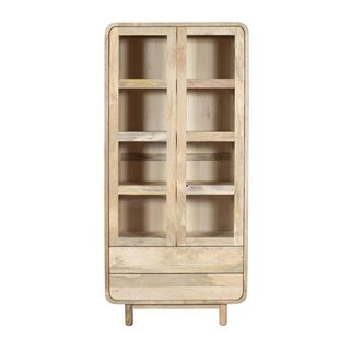 Wymiary: - szerokość: 90 cm - głębokość: 40 cm - wysokość: 200 cm   Materiał: drewno mango   Kolor: mango naturalne   Montaż: nogi do przykręcenia...