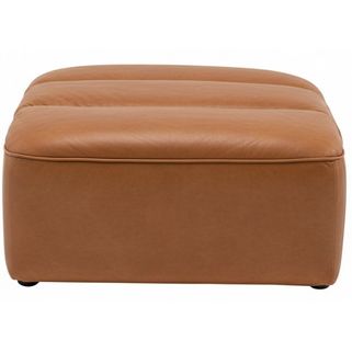 Pufa skórzana MODI COGNAC - brązowy Wymiary: - szerokość: 80 cm - głębokość: 68 cm - wysokość: 40 cm Materiał: - tapicerka: skóra bydlęca...