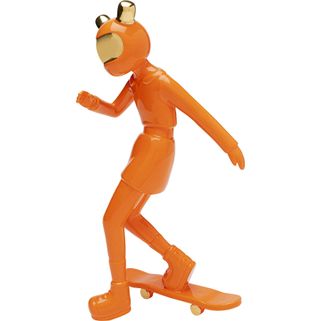 Figurka dekoracyjna SKATING ASTRONAUT 33 - pomarańczowy