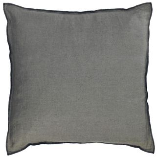 Poszewka lniana szara 45x45 cm