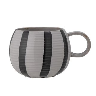 Kubek SERINA 510 ml - czarno-biały
