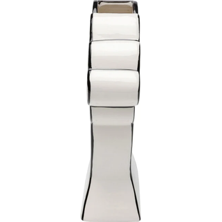 Wazon ceramiczny FAVOLA LADY 26 - biały/czarny