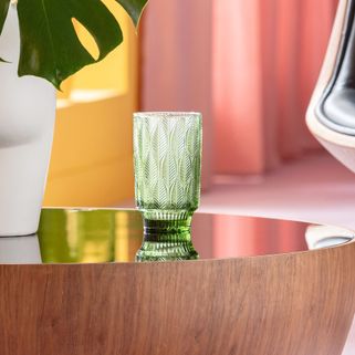 Szklanka FOGLI 450 ml - zielony