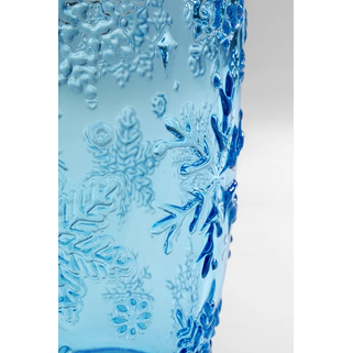 Szklanka ICE FLOWERS - niebieski