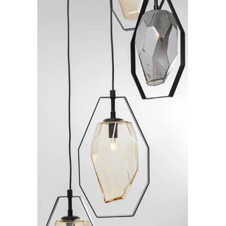 Lampa wisząca DIAMOND FEVER SPIRAL - czarny