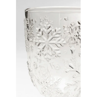 Kieliszek do wina ICE FLOWERS - transparentny