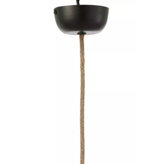 Lampa wisząca w stylu boho, duża - naturalny