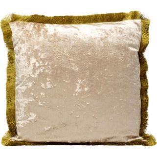 Poduszka z frędzlami CANNES POWDER 45x45