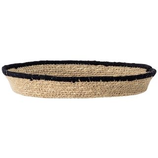 Taca dekoracyjna z trawy morskiej 26 cm - naturalny