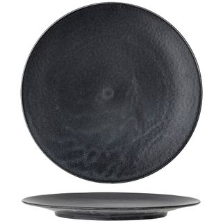 Zestaw czterech płytkich talerzy YOKO 27.5 cm - czarny